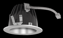 RAB Lighting NDLED4RD-50YN-S-S - RECESSED DOWNLIGHTS 12 LUMENS NDLED4RD 4 INCH ROUND UNIVERSAL DIMMING 50 DEGREE BEAM SPREAD 3500K