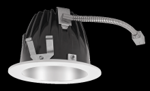 RAB Lighting NDLED4RD-50YN-M-W - RECESSED DOWNLIGHTS 12 LUMENS NDLED4RD 4 INCH ROUND UNIVERSAL DIMMING 50 DEGREE BEAM SPREAD 3500K