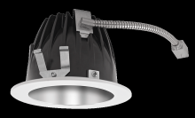 RAB Lighting NDLED4RD-50YN-S-W - RECESSED DOWNLIGHTS 12 LUMENS NDLED4RD 4 INCH ROUND UNIVERSAL DIMMING 50 DEGREE BEAM SPREAD 3500K