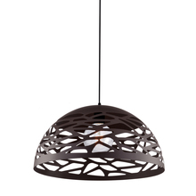 Dainolite COR-161P-BK - 1LT Pendant, Matte Black Finish