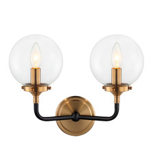 Matteo Lighting W58202AGCL - Particles Wall Sconce