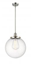  201S-PN-G204-14 - Beacon - 1 Light - 14 inch - Polished Nickel - Stem Hung - Pendant