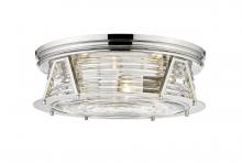 Z-Lite 491F4-PN - 4 Light Flush Mount