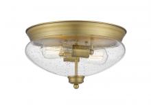 Z-Lite 722F2-HBR - 2 Light Flush Mount