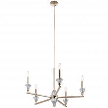 Kichler 52001PN - Calyssa™ 5 Light Chandelier Polished Nickel