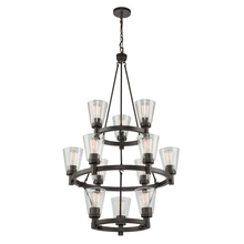 Artcraft AC10762OB - Clarence 12-Light Chandelier