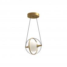 Kuzco Lighting Inc PD76708-BG - Aries 8-in Brushed Gold LED Pendant