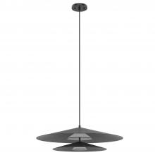 Kuzco Lighting Inc PD22907-GY - Cruz 24-in Felt - Gray LED Pendant