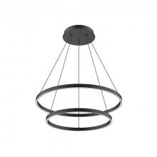 Kuzco Lighting Inc CH87232-BK - Cerchio 32-in Black LED Chandeliers