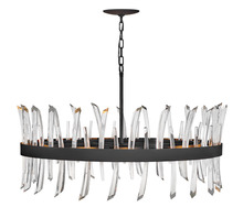 Fredrick Ramond FR30905BLK - Large Single Tier Chandelier