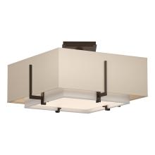 Hubbardton Forge - Canada 126507-SKT-05-SF1205-SA1605 - Exos Square Small Double Shade Semi-Flush