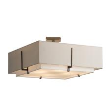 Hubbardton Forge - Canada 126513-SKT-07-SF2012-SE2401 - Exos Square Large Double Shade Semi-Flush