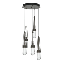 Hubbardton Forge - Canada 131127-SKT-STND-07-ZM0434 - Link 5-Light Clear Glass Pendant