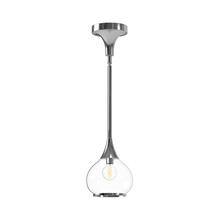 Alora Lighting PD524006CHCL - Hazel 6-in Chrome/Clear Glass 1 Light Pendant