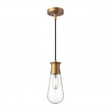 Alora Lighting PD464001AG - Marcel 4-in Aged Gold 1 Light Pendant