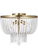 Visual Comfort & Co. Studio Collection 7780703EN-848 - Jackie Three Light Semi-Flush Mount