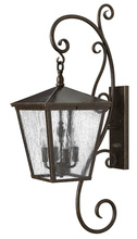 Hinkley 1436RB-LL - Trellis Extra Large Wall Mount Lantern with Scroll